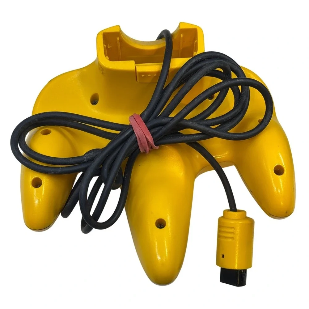 Official Nintendo 64 N64 Controller Yellow Wired NUS-005 OEM